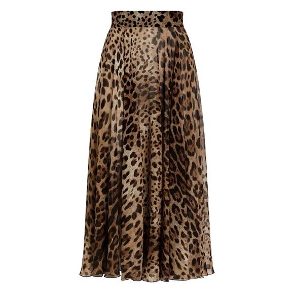 DOLCE & GABBANA Dresses & Skirts - Dolce & Gabbana Women Gonna Stampa Leopardo